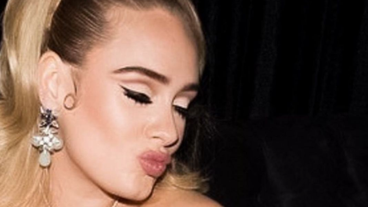 Adele Makes Appearance At Oscars After Party