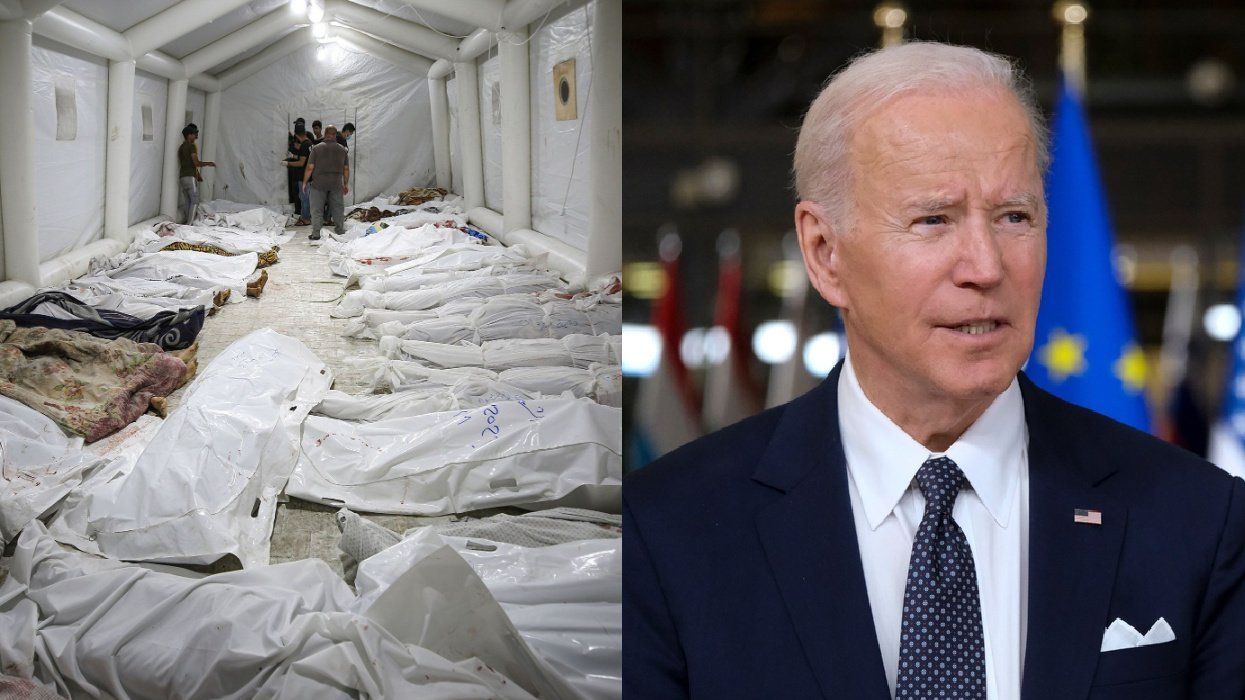 Biden Met With Outrage Over Gaza Hospital Bombing as He Arrives in Israel