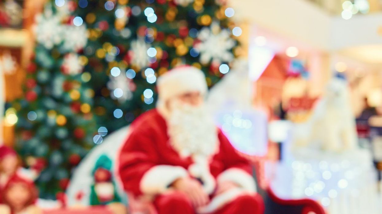 Blurred Santa Claus