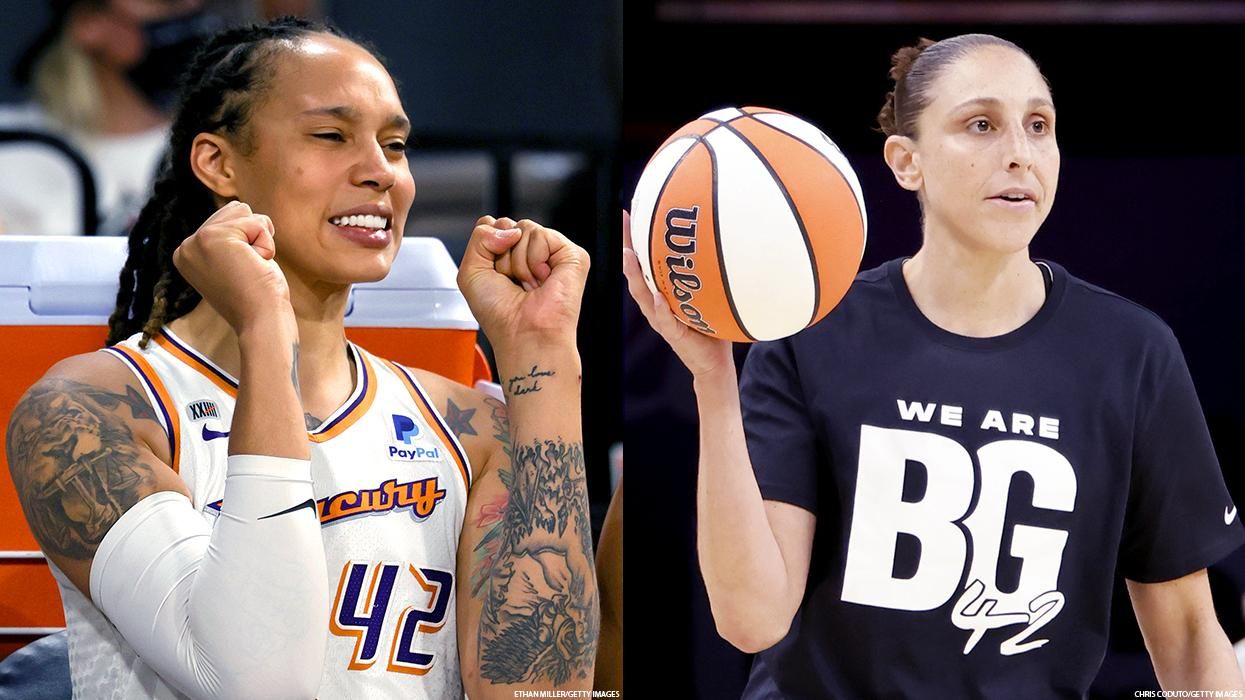 Brittney Griner and teammate