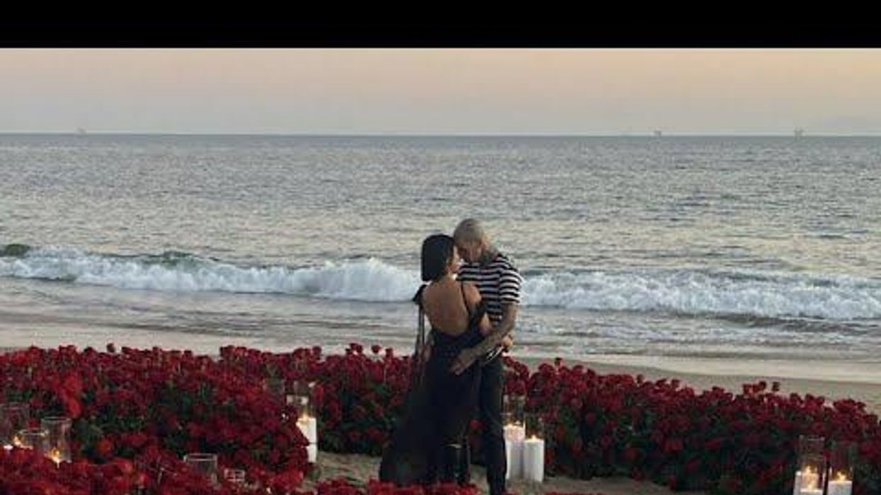 Kourtney Kardashian Is "On Cloud Nine" After Engagement To Travis Barker