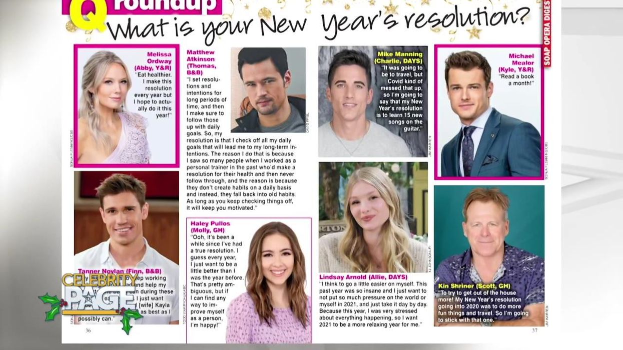 Your Favorite Soap Opera Stars Look Back On 2020