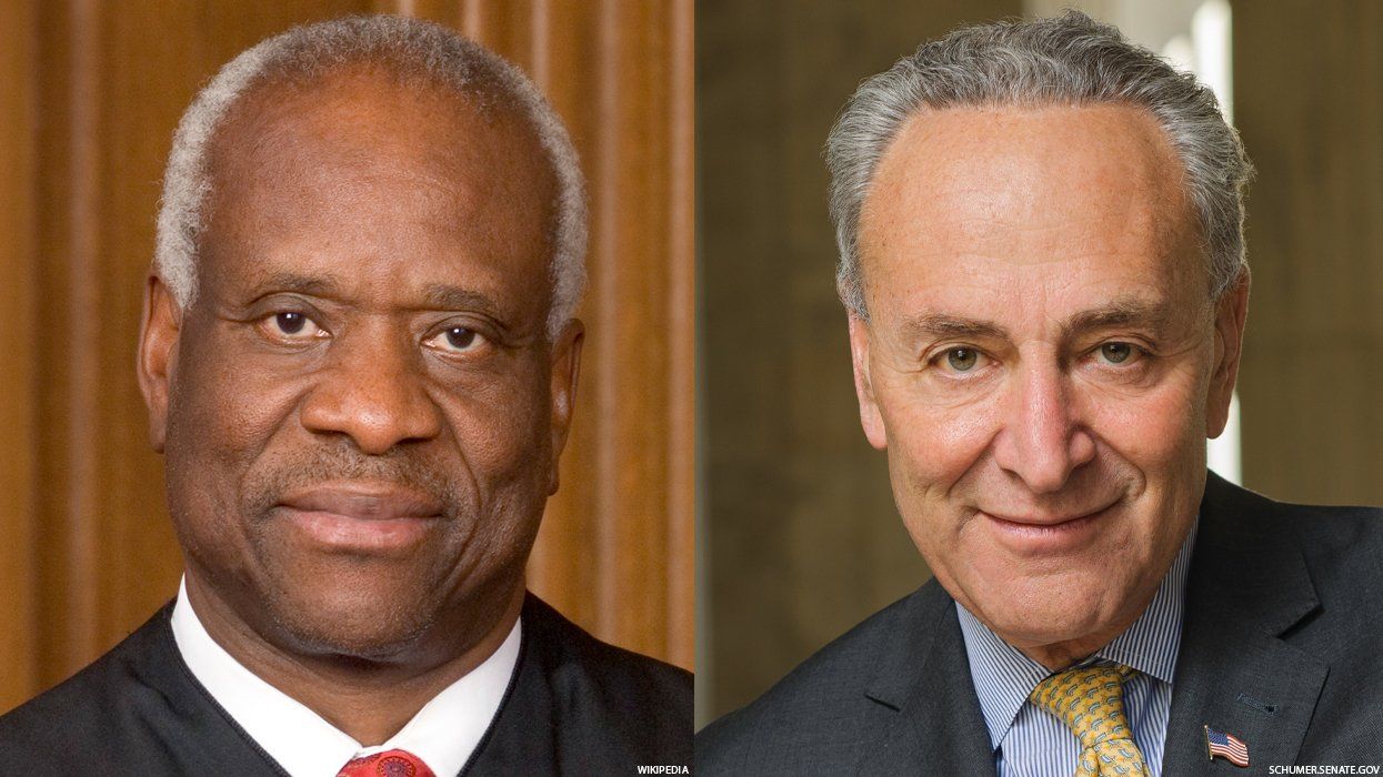Clarence Thomas & Chuck Schumer