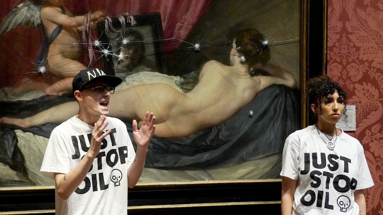 Climate Activists Smash Glass Protecting 'The Rokeby Venus' Painting