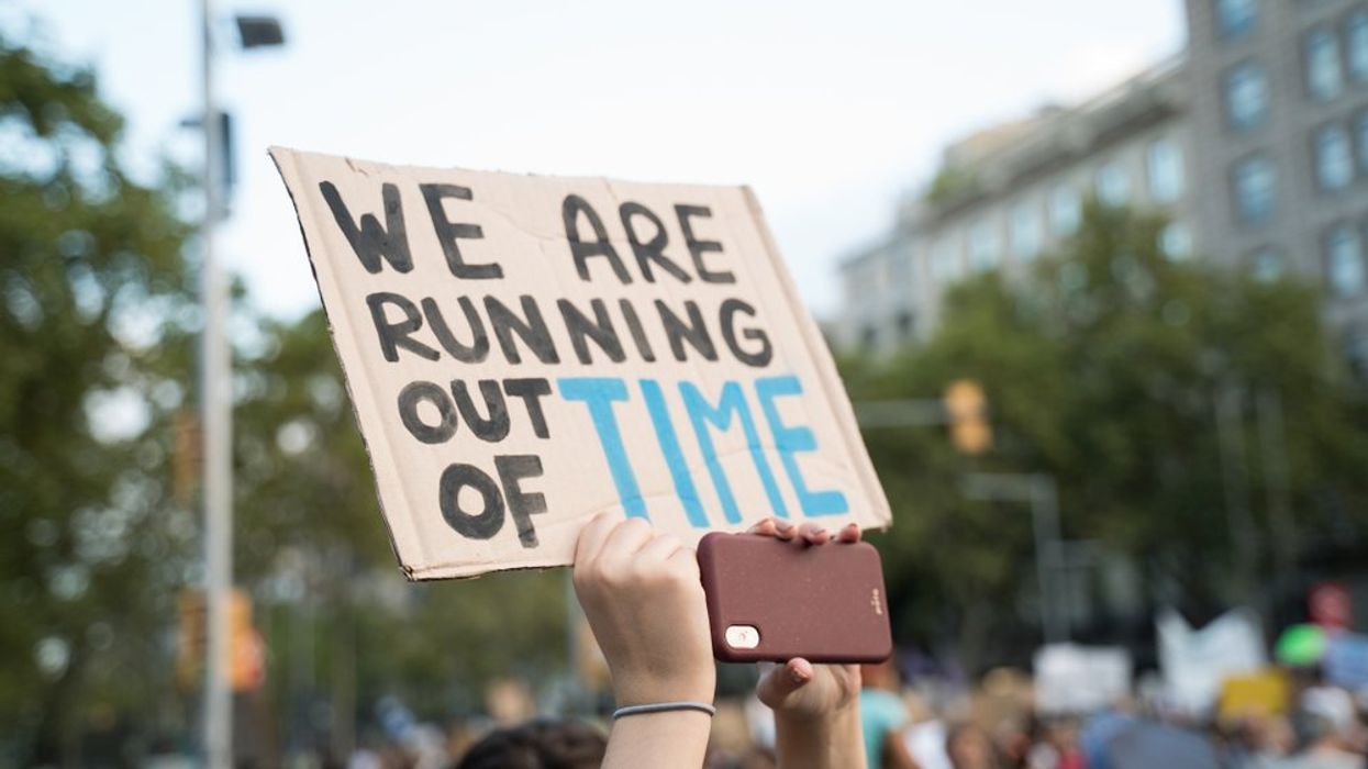 Climate change protest