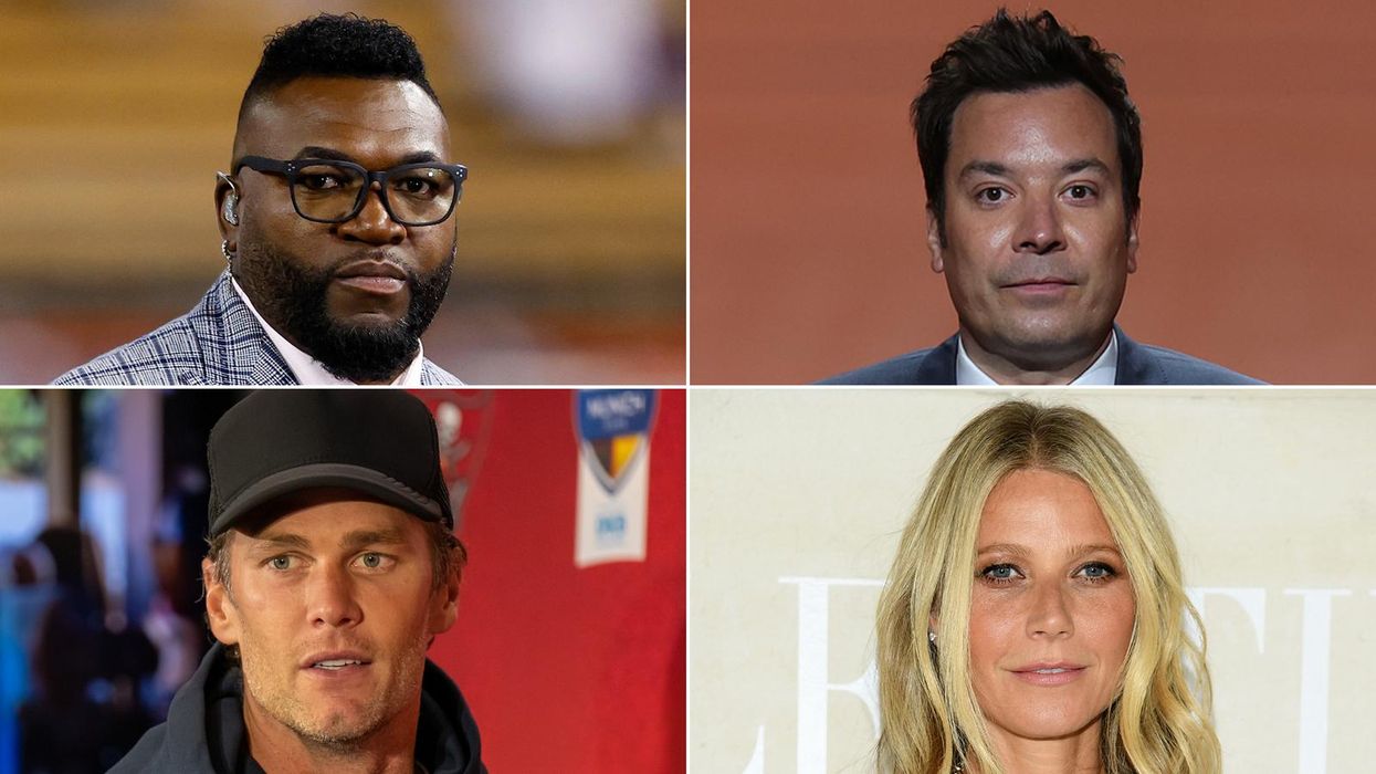 David Ortiz, Jimmy Fallon, Tom Brady, and Gwyneth Paltrow