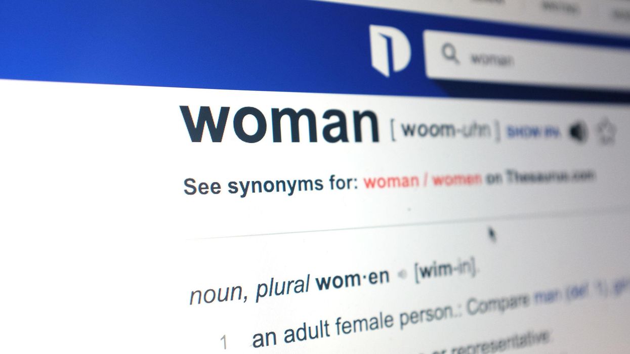Dictionary word of the year 'woman'