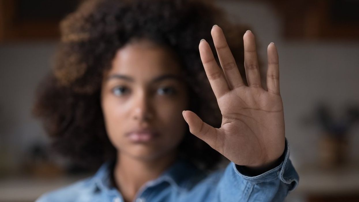 Domestic violence hand