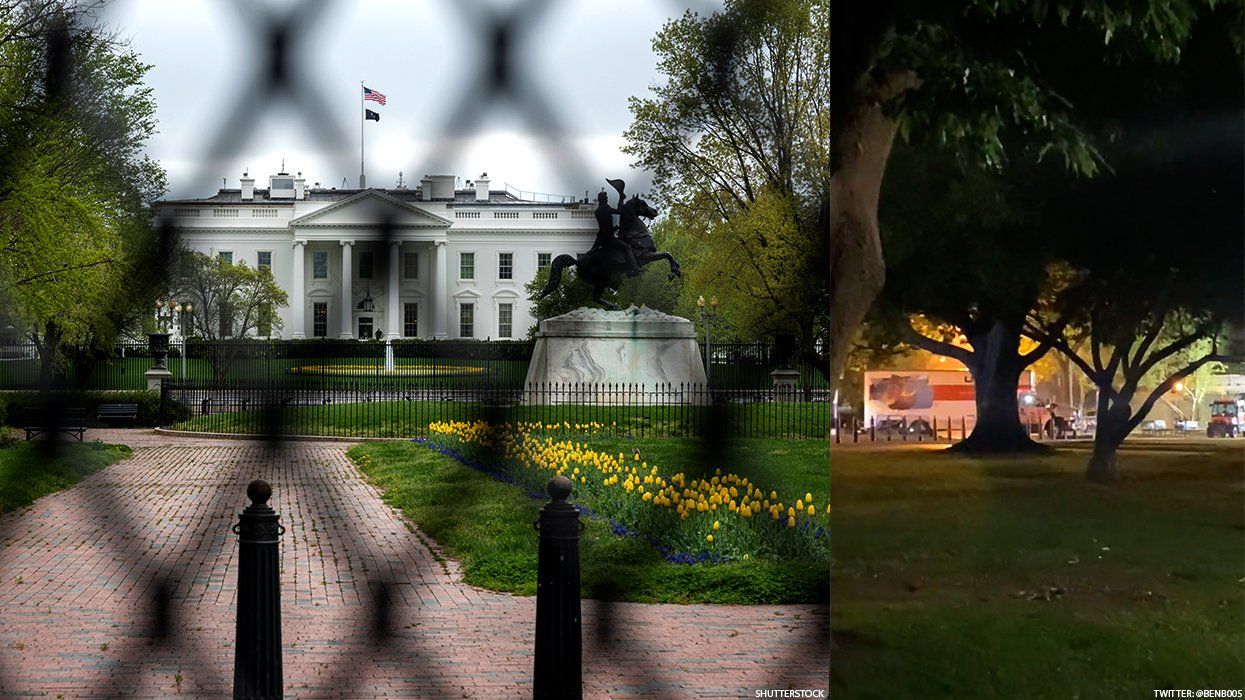Driver With Nazi Flag Crashes Into White House Barriers