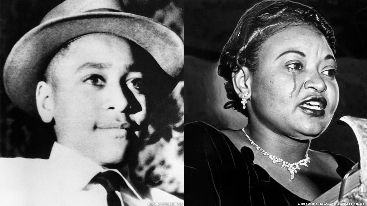 Emmett Till and mother Mamie Till-Mobley