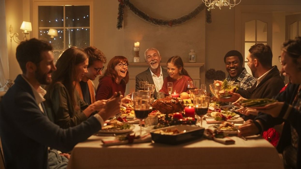 Family holiday gathering