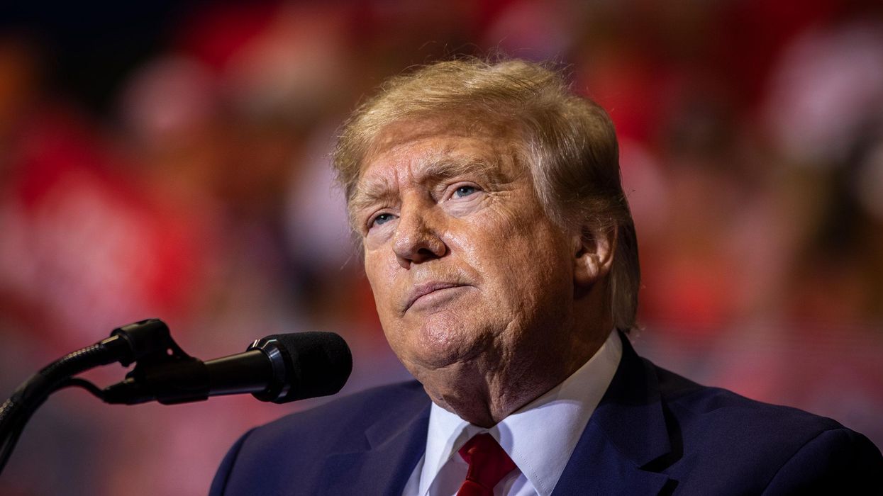 Former President Donald Trump, seen here on May 28, filed his paperwork on November 15 establishing his candidacy to run for the presidency again in 2024. Mandatory Credit: