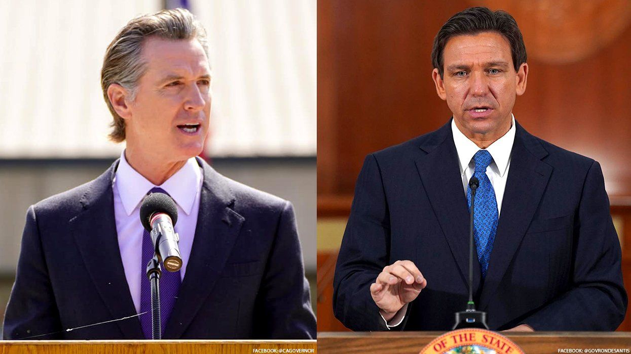 Gavin Newsom Slams 'Extremists' in Florida, Demands Investigation Into Textbook Rewrites