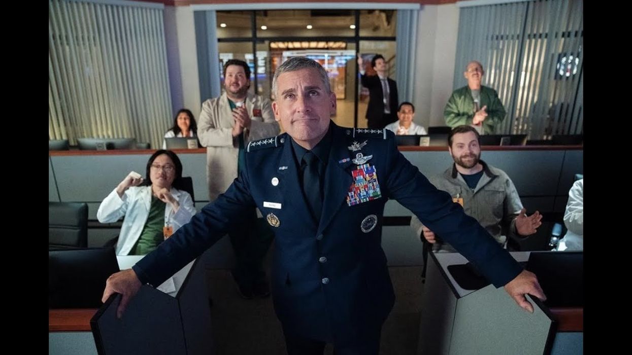 Get An Inside Look At Steve Carell In Netflix's 'Space Force'