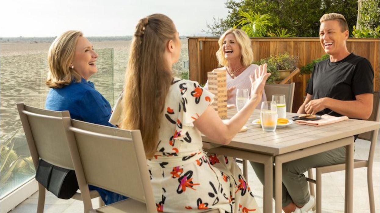 Hillary and Chelsea Clinton chat with The Advocate