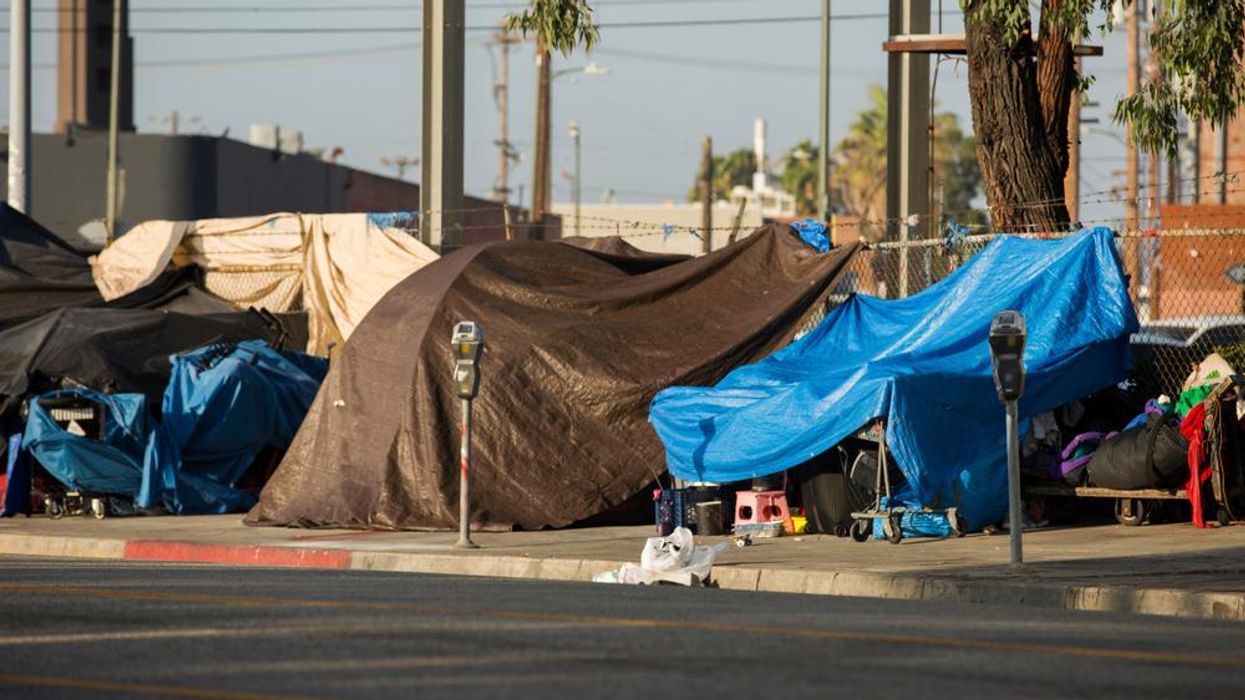 Homeless encampment