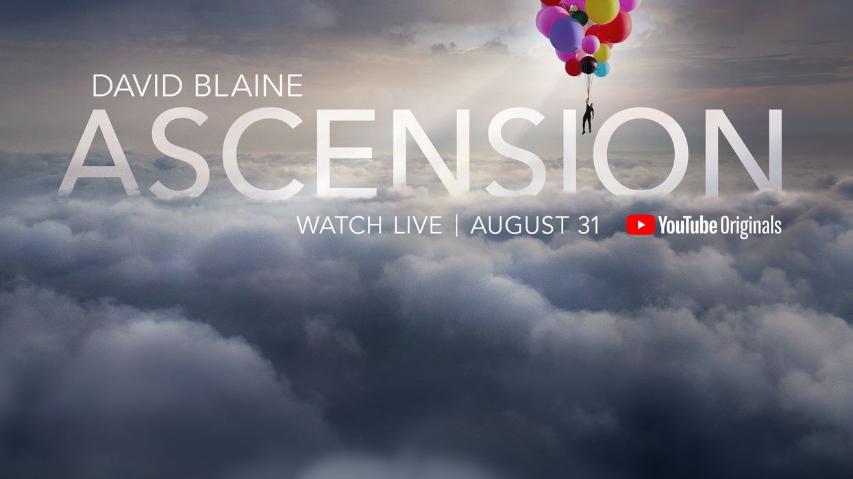 David Blaine Will Attempt First Live Stunt in Nearly A Decade on YouTube