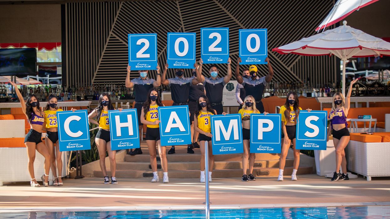 Los Angeles Lakers Have Private Party In Celebration of NBA Championship Win