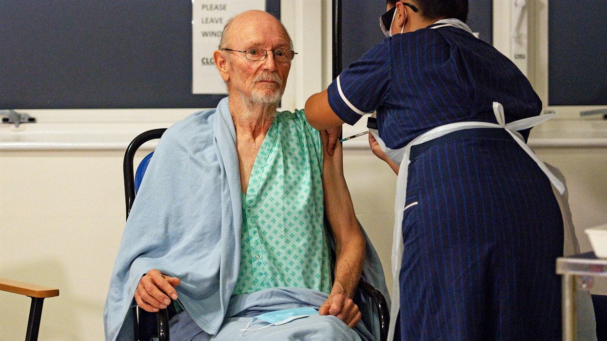 William "Bill" Shakespeare One Of The First To Receive COVID-19 Vaccine In Britain