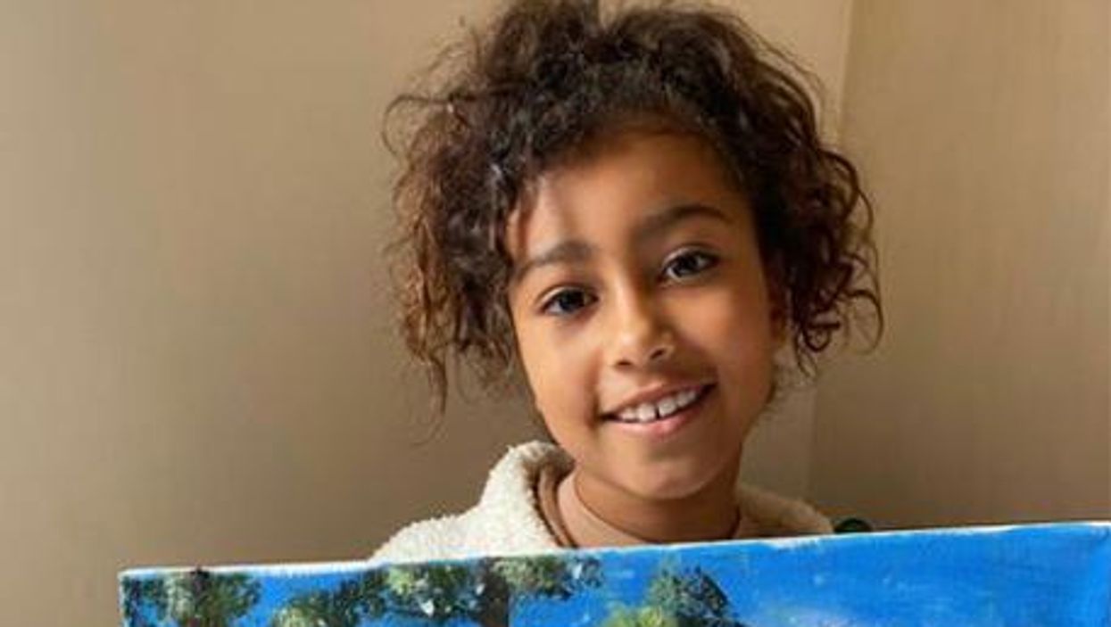 Kim Kardashian Defends North West's Painting