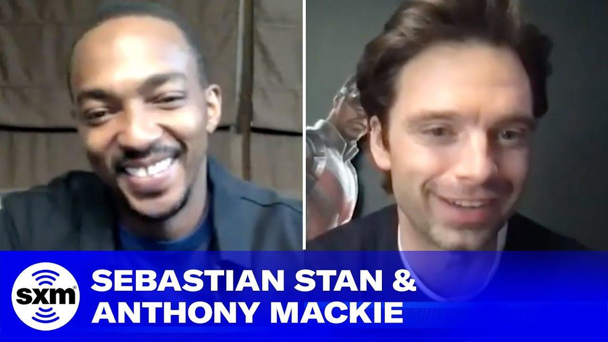 Sebastian Stan & Anthony Mackie Talk 'Falcon and the Winter Soldier' Premiere, Easter Eggs, and More