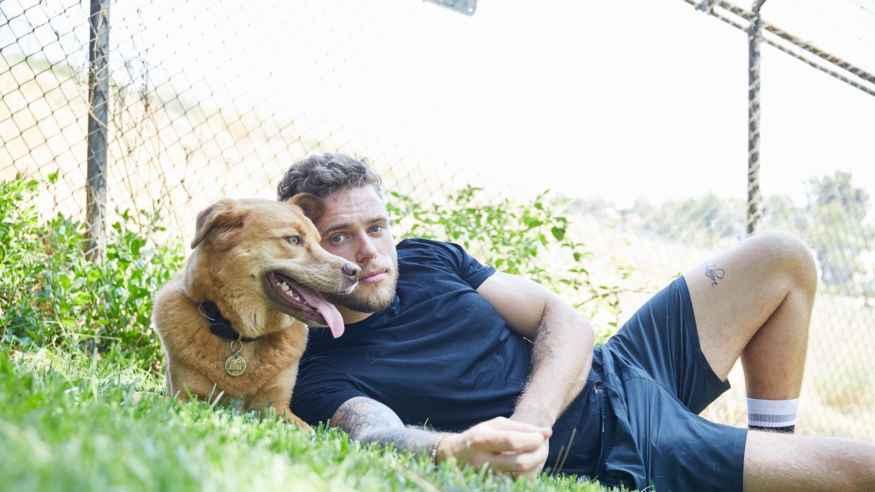 Gus Kenworthy Raises Awareness For Pet Adoption On National Dog Day