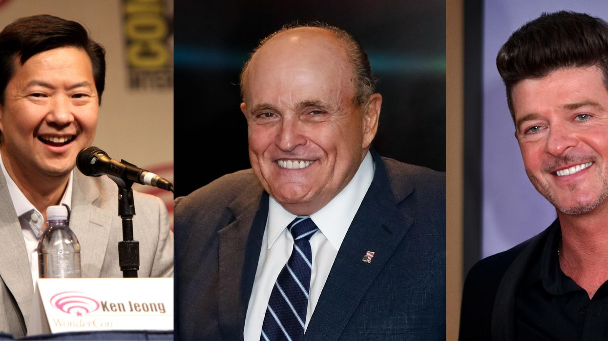 Ken Jeong & Robin Thicke Walk off 'Masked Singer'