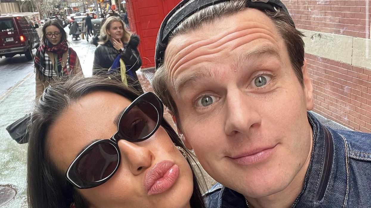 Lea Michele Might Carry Jonathan Groff's Baby