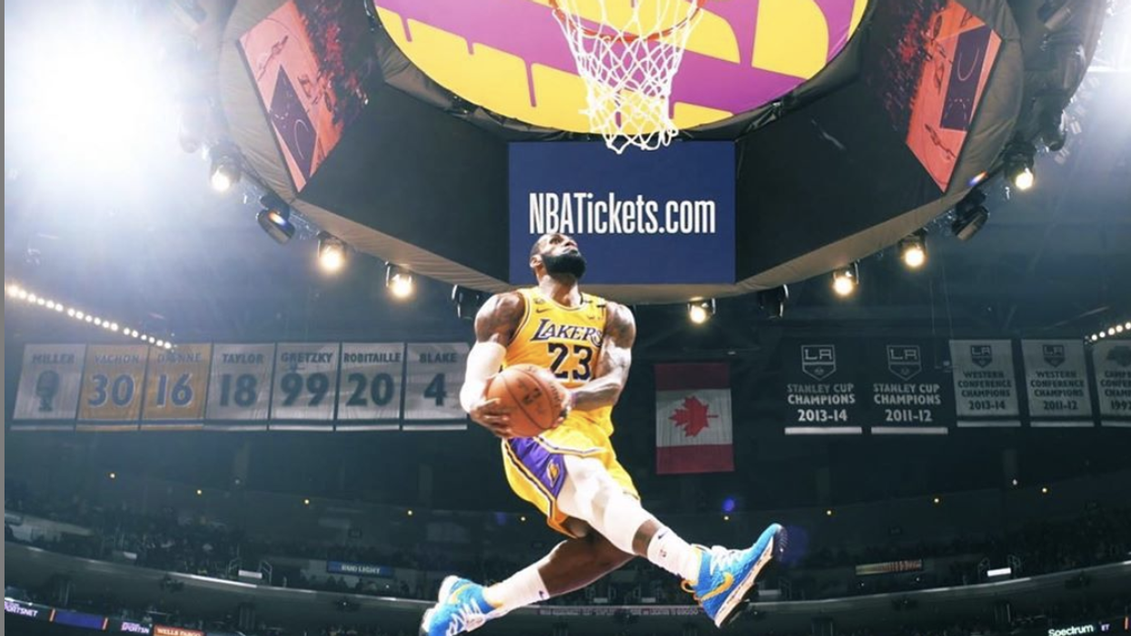 Lebron James Unveils New Jersey For 'Space Jam 2'