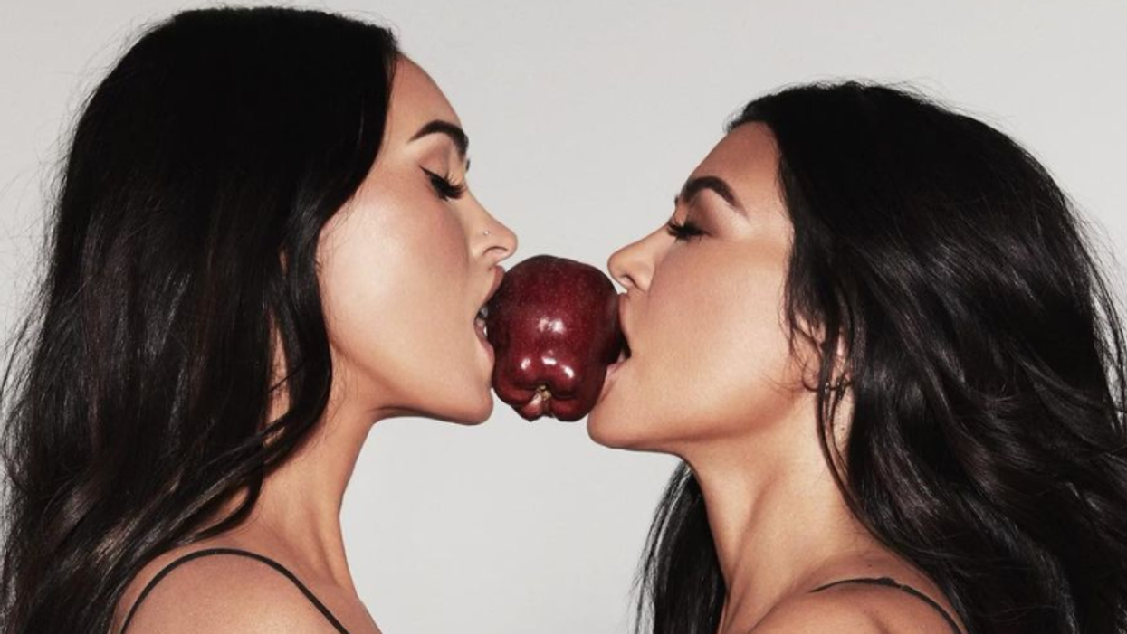 Megan Fox & Kourtney Kardashian Pose In Underwear For SKIMS Cotton Collection