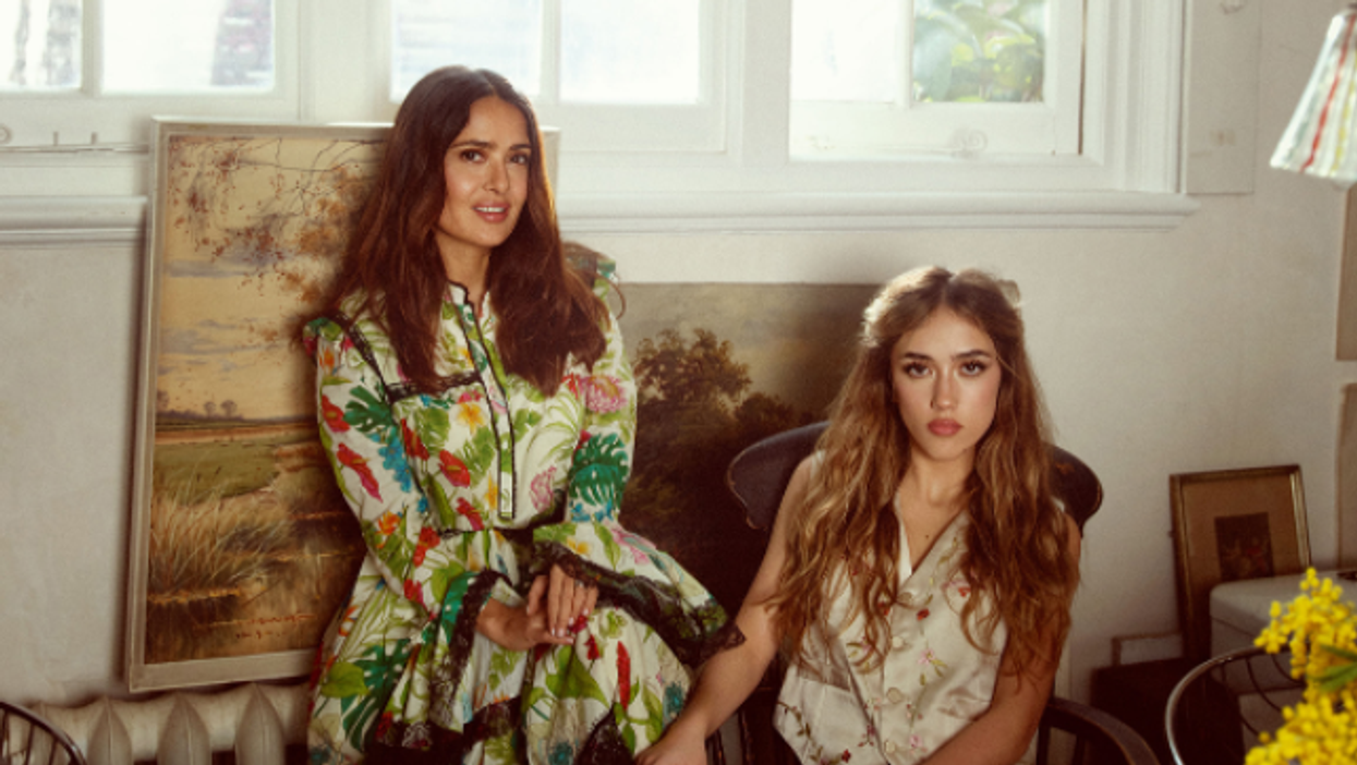 Salma Hayek and Daughter Valentina Take the Cover of 'Vogue Mexico'