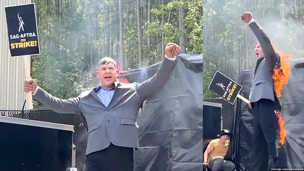 'Indiana Jones' Stunt Coordinator Lights Himself on Fire at SAG-AFTRA Strike