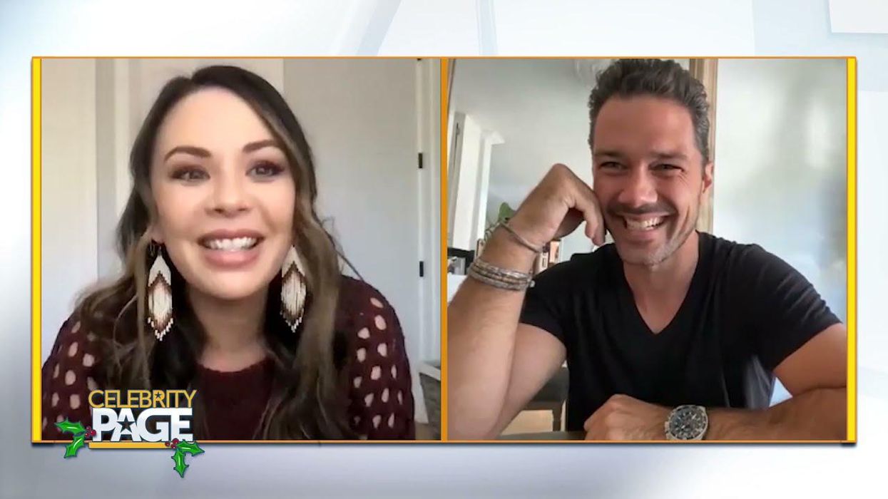 Janel Parrish & Ryan Paevey Talk New Hallmark Movie 'Coyote Creek Christmas'