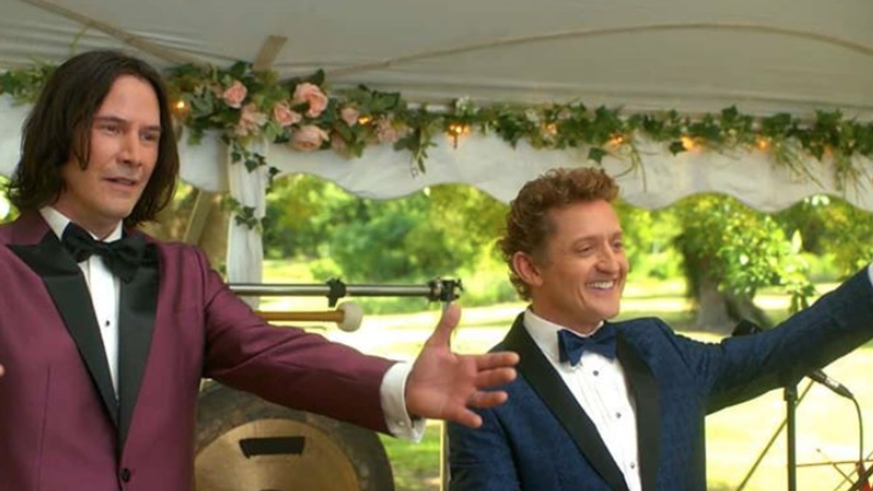 Keanu Reeves And Alex Winter Talk 'Bill And Ted' With Andy Cohen At SiriusXM Virtual Town Hall