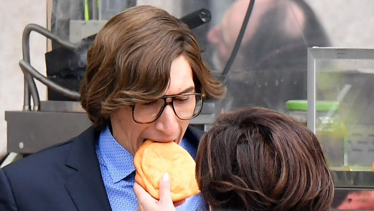 Lady Gaga Feeds Adam Driver While Filming House Of Gucci