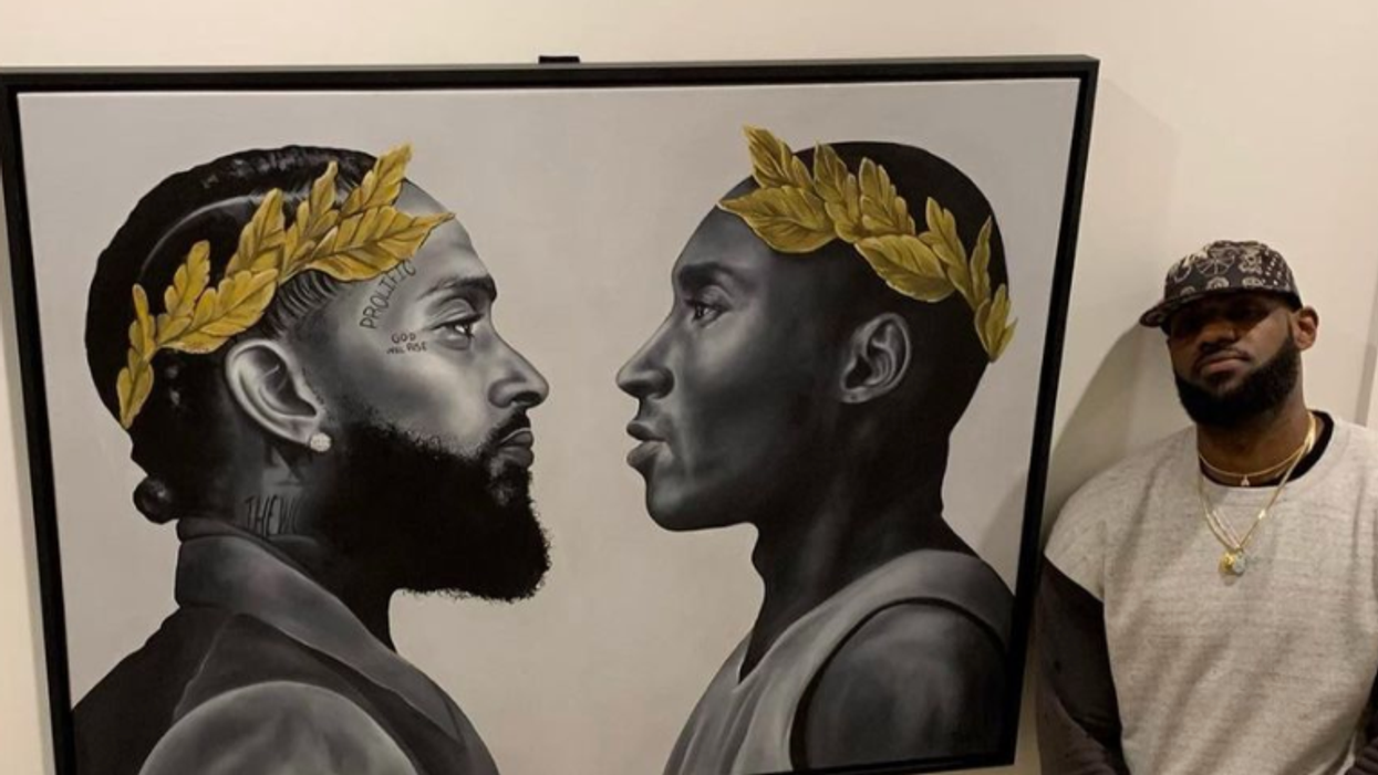 LeBron's Tribute To Nipsey Hussle and Koke Bryant
