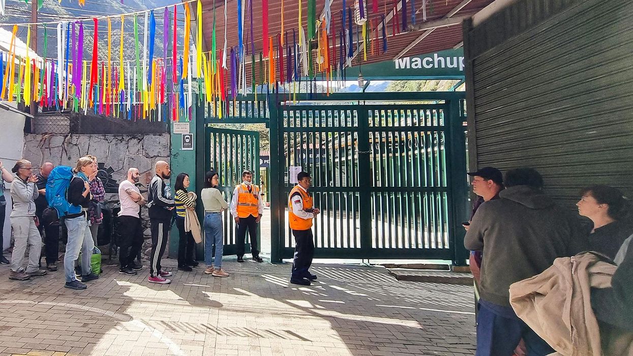 Machu Picchu train terminal