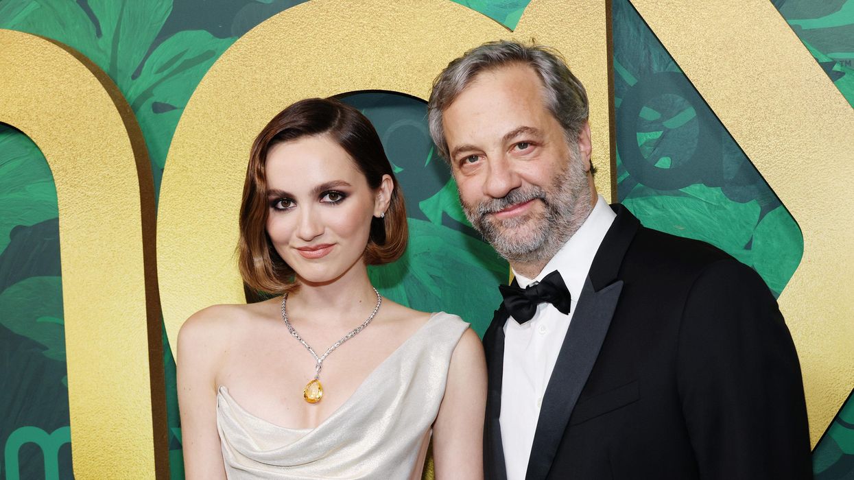 Maude Apatow and Judd Apatow