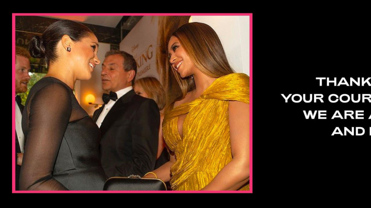 Beyoncé Expresses Her Support for Meghan Markle