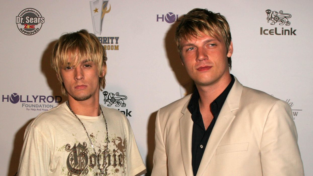 Nick and Aaron Carter