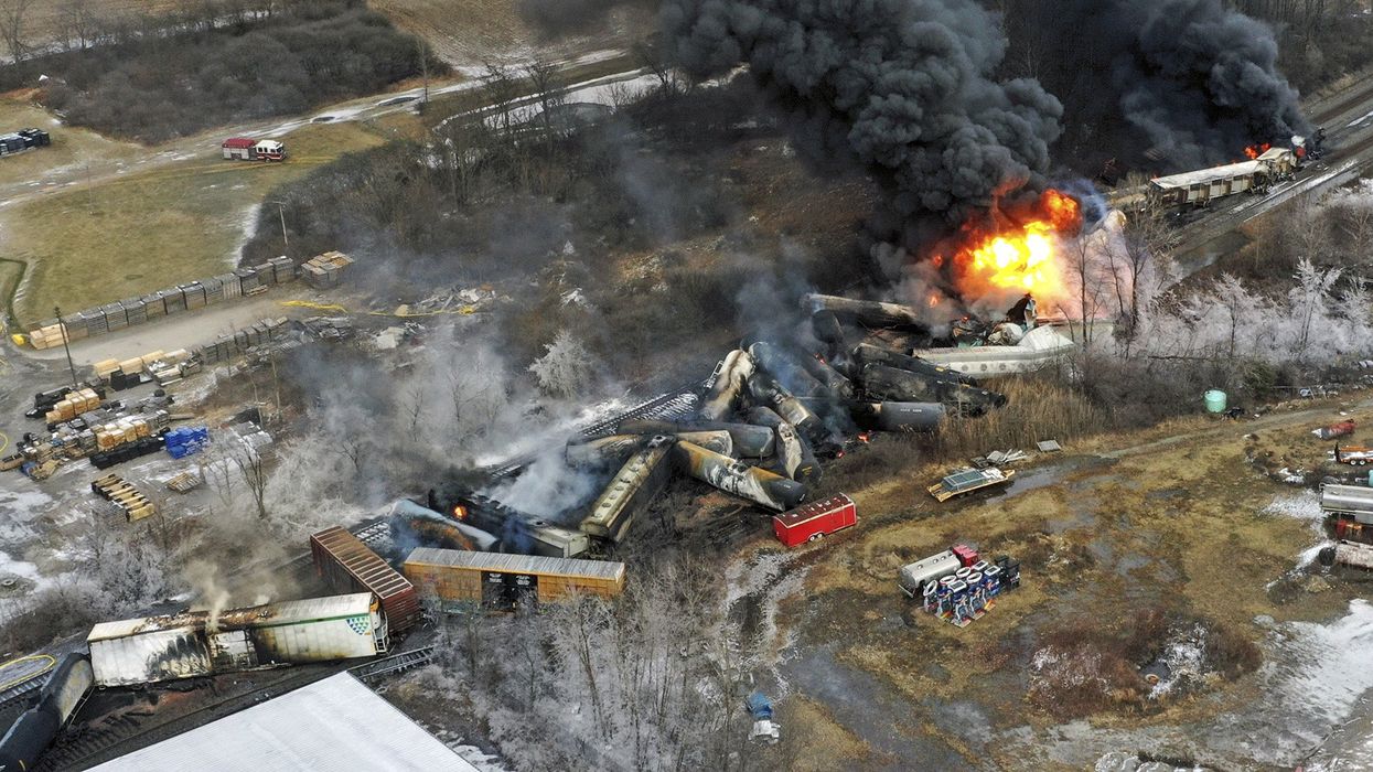 Norfolk Southern freight train derailment