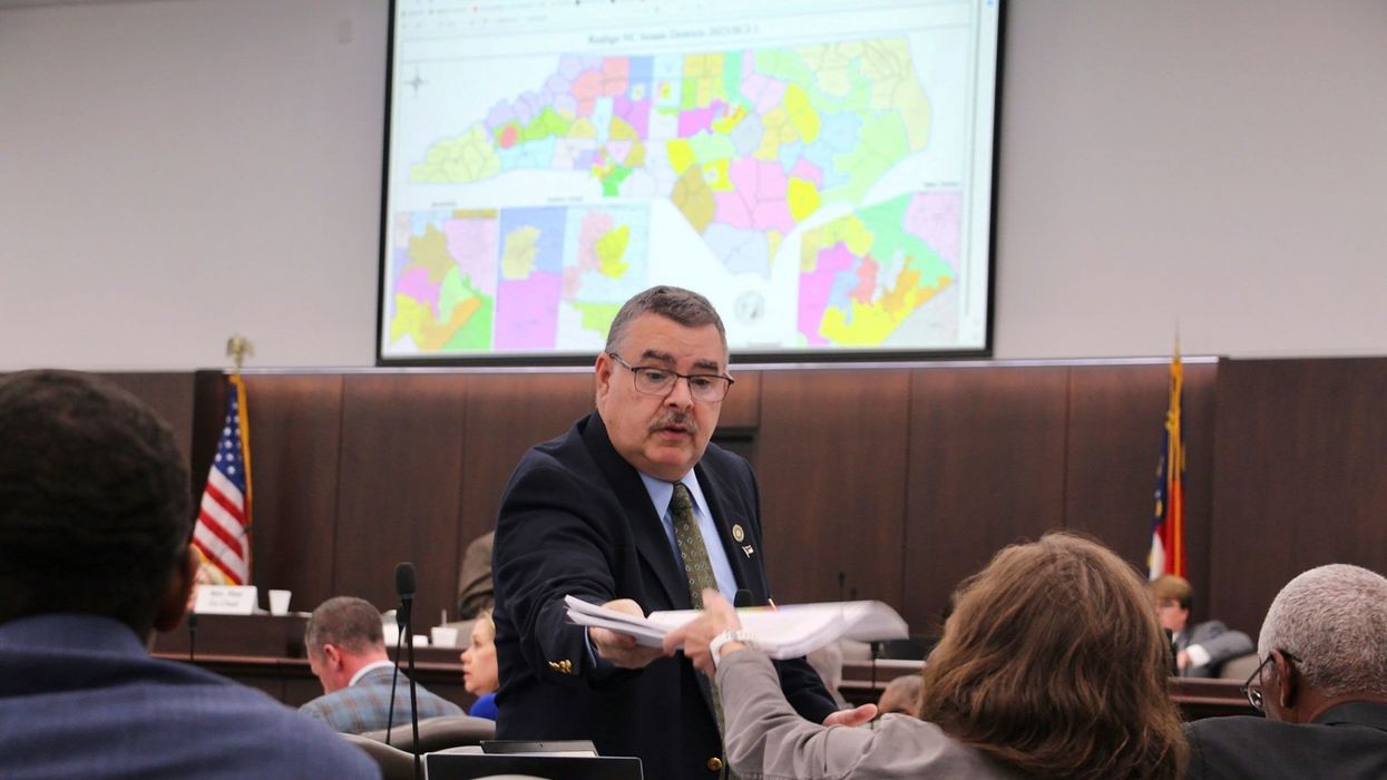 North Carolina electoral map