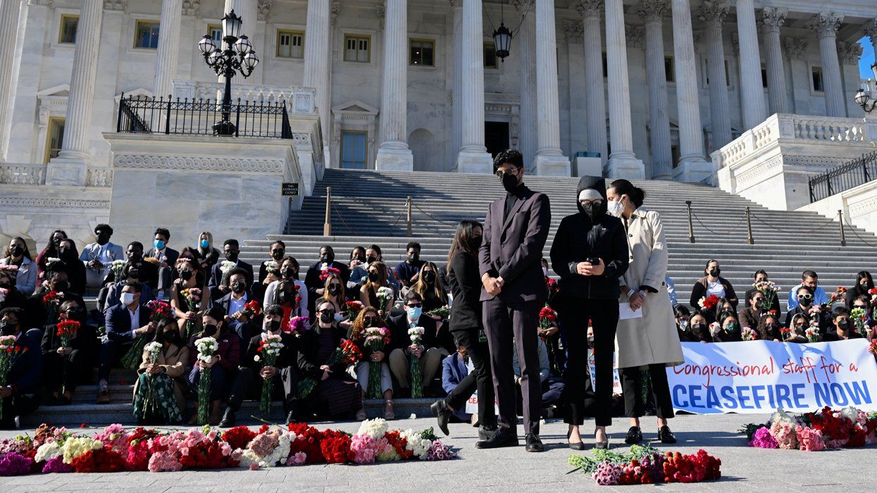 Over 100 Congressional Staffers Walk Out in Support of Ceasefire: 'De-Escalation Now'