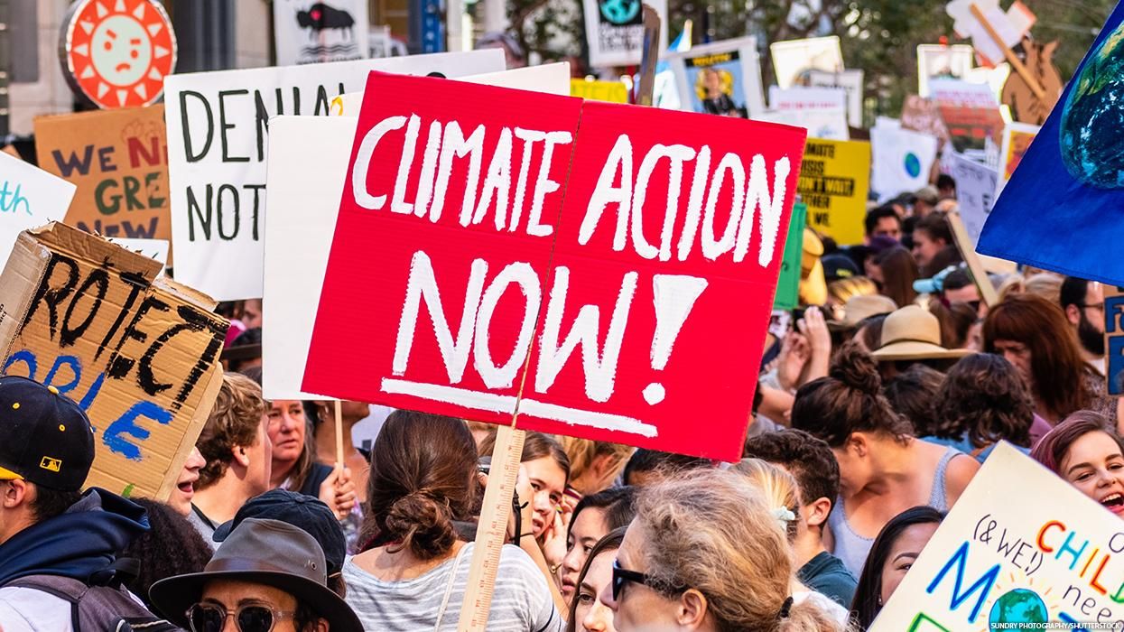 Protest for climate change