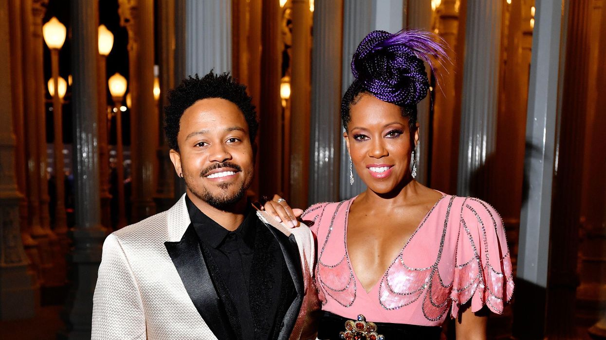 Regina King and Ian Alexander Jr.