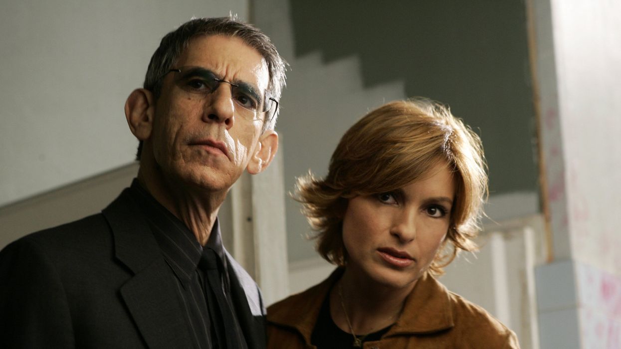 Richard Belzer and Mariska Hargitay