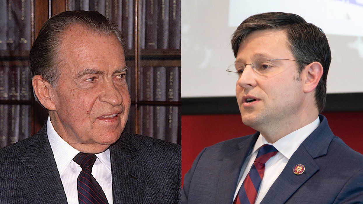 Richard Nixon (L); Mike Johnson (R)