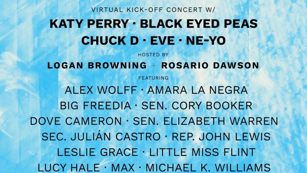 Katy Perry And Black Eyed Peas Headline Rock The Vote Virtual Summer Concert On June 18