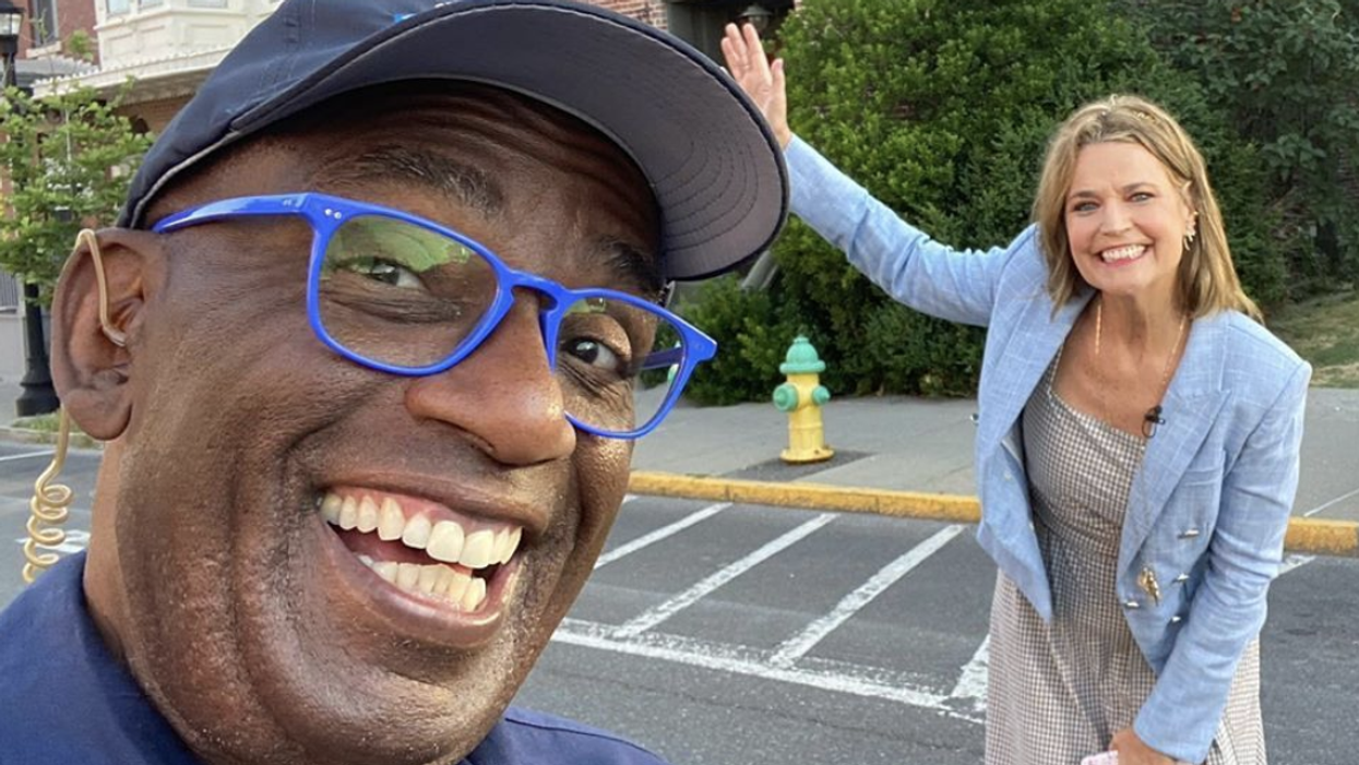 Savannah Guthrie And Al Roker Reunite To Film 'Today' Show