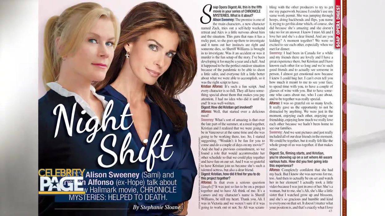 Soap Headlines: 'Days' Actors Starring In A Hallmark Movie, John J. York Reaches Milestone